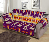 GB-NAT00062-09 Purple Tribe Design Native American 70" Sofa Protector