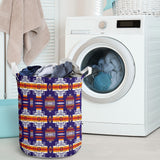 Powwow Store gb nat0004 purple pattern laundry basket