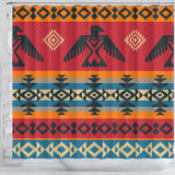 Thunderbirds Native American Shower Curtain