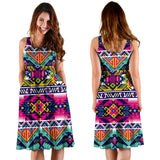 Colorful Thunderbird Native American Design 3D Dress - ProudThunderbird