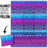 PBT001 Pattern Native American Pillow Blanket