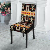 Black Tribe Design Native American Dining Chair Slip Cover