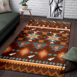 GB-NAT00580 Pattern With Birds Area Rug