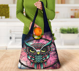 Heart Dreamcatcher Owl Grocery Bags NEW