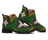 Indigenous Design Green Native American Fashion Boots