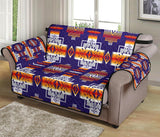 Purple Native Tribes Pattern Native American Chair Sofa Protector - Powwow Store