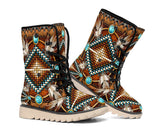 Mandala Brown Native American Polar Boots