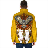 Powwow Storegb nat0007 golden owl dream mens padded jacket