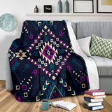 Powwow Store gb nat00565 dark color tribal pattern blanket