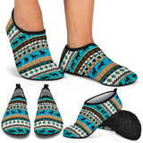 Powwow Storeaqs0008 pattern native aqua shoes