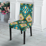Turquoise Native American Dining Chair Slip Cover