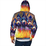 Powwow Storegb nat00013 5 warriors native american mens padded hooded jacket