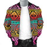 Powwow Storegb nat00689 pattern native mens bomber jacket