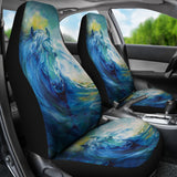 CSC-0015 Blue Horse Art Native Car Seat Covers