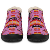 Pink Native Tribes Pattern Native American Winter Sneakers