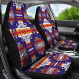GB-NAT0004 Purple Pattern Native American Car Seat Covers