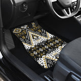 Powwow Store gb nat00612 retro color tribal front and back car mats set of 4