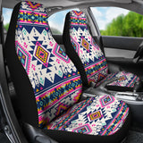 GB-NAT00316 Pink Pattern Native American Car Seat Covers