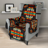 GB-NAT00402 Black Pattern Native 23" Chair Sofa Protector