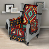 GB-NAT00061-23CH01 Native Red Yellow Pattern Native American 23 Chair Sofa Protector