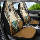 Brown Pattern Breastplate Native American Car Seat Cover GB-NAT00059-CARS01