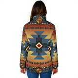 Powwow Storegb nat00057 01 southwest blue womens padded jacket