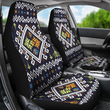 GB-NAT00577 Pattern Blue Car Seat Cover