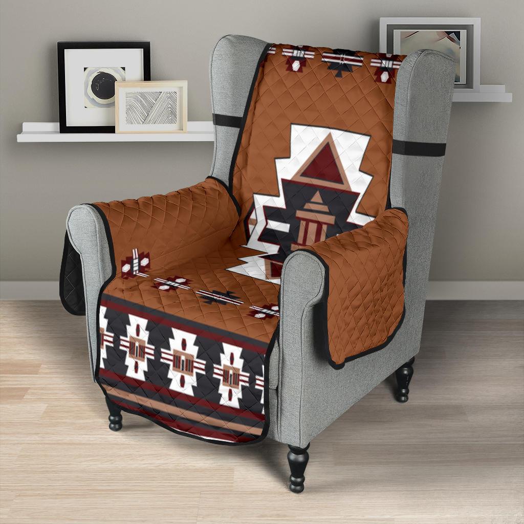 Native Temple Symbol Native American 23" Chair Sofa Protector - Powwow Store