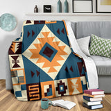 Powwow Store gb nat00427 navy arrow pattern blanket