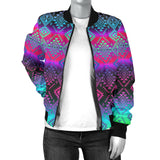 Pattern Native American Women's Bomber Jacket