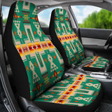 GB-NAT00062-08 Green Tribe Design Native American Car Seat Covers