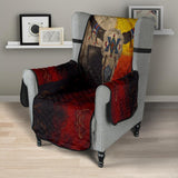 Bison Medicine Wheels Native American 23" Chair Sofa Protector - ProudThunderbird