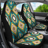 Powwow Store gb nat00114 turquoise geometric pattern car seat covers