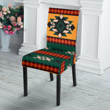 GB-NAT00408 Aztec Geometric Pattern Dining Chair Slip Cover