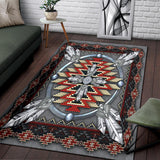 Naumaddic Arts Native American Design Area Rug no link - Powwow Store