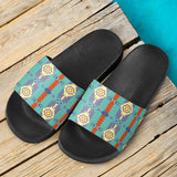 Pattern Native American Slide Sandals 15