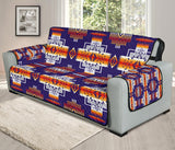 Purple Native Tribes Pattern Native American 78 Chair Sofa Protector - Powwow Store