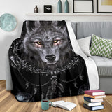 Powwow Store gb nat00493 wolf native blanket