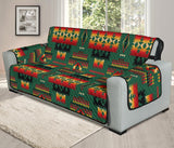 Green Tribal Native American 78 Chair Sofa Protector