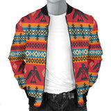 GB-NAT00029 Red Thunderbird Native American Bomber Jacket