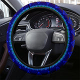 Powwow Storegb nat00680 03 pattern blue steering wheel cover 1