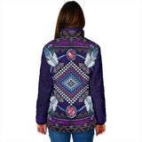 GB-NAT00023-03 Naumaddic Arts Dark Purple Women's Padded Jacket