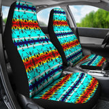 GB-NAT00631 - Pattern Blue Car Seat Covers