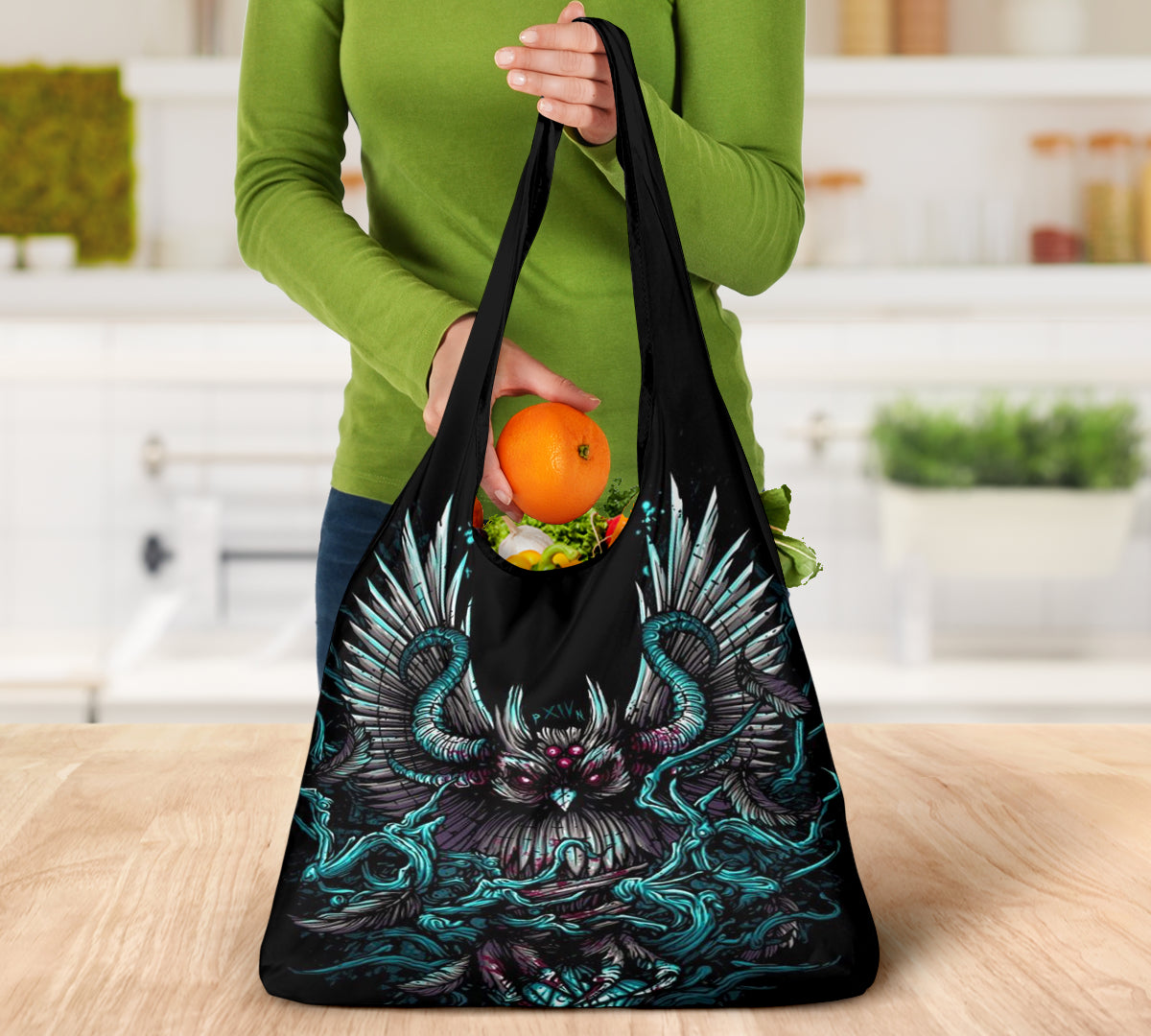 Dark Owl Grocery Bags NEW - Powwow Store