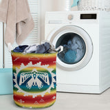 Powwow Store gb nat00077 thunderbird rainbow laundry basket