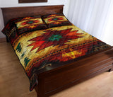 Powwow Store southwest brown symbol native american quilt bed set 1