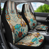 Powwow Store gb nat00069 turquoise blue pattern car seat cover