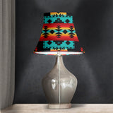 Powwow Store black navajo pattern native american bell lamp shade