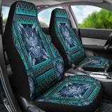 Powwow Storecsa 00010 blue tribe pattern car seat cover