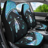 Powwow Store csa 004 blue light feather car seat covers